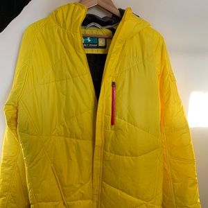 Under Armor yellow stadium jacket